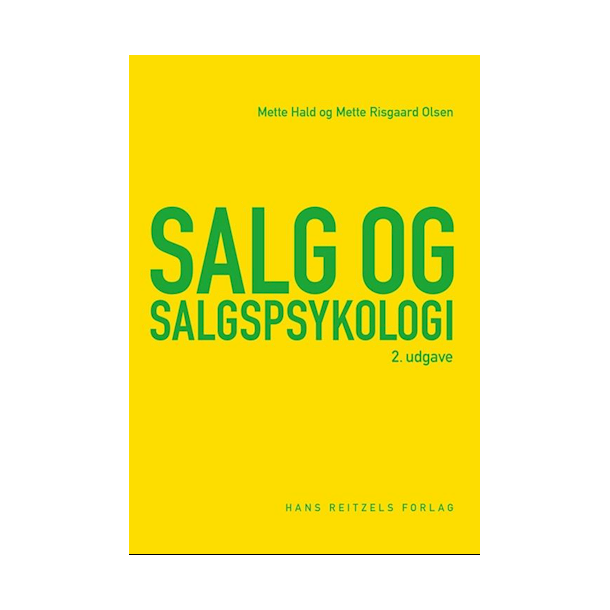Salg og Salgspsykologi 2. udg.