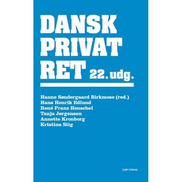 Dansk privatret 22.udg.