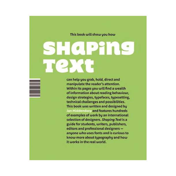 Shaping Text - Type, Typography and the Reader