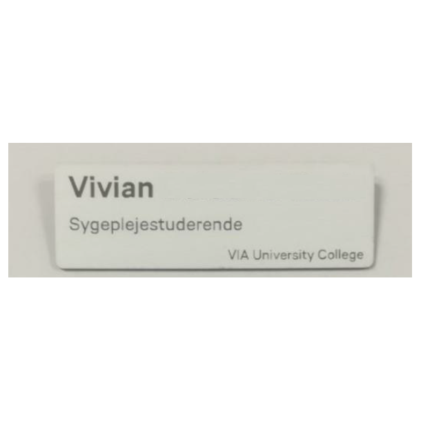 Navneskilt "VIA University College"