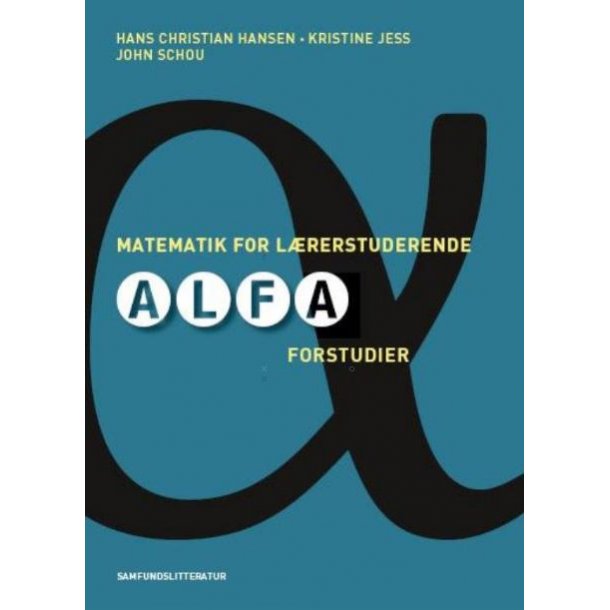 Matematik for lrerstuderende, Alfa