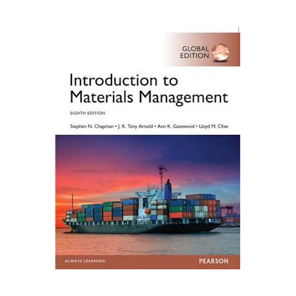 Introduction to Materials Management, 8 th. Global Edition
